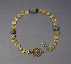 Collar Oro y Agata