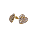 Aretes Corazón Kilt oro amarillo