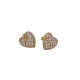 Aretes Corazón Kilt oro amarillo